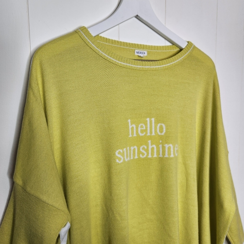 Mersea Yellow 'Hello Sunshine' Catalina Sweater One Size - Picture 3 of 8